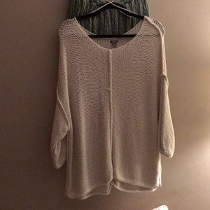 White knit sweater by Aerie size L